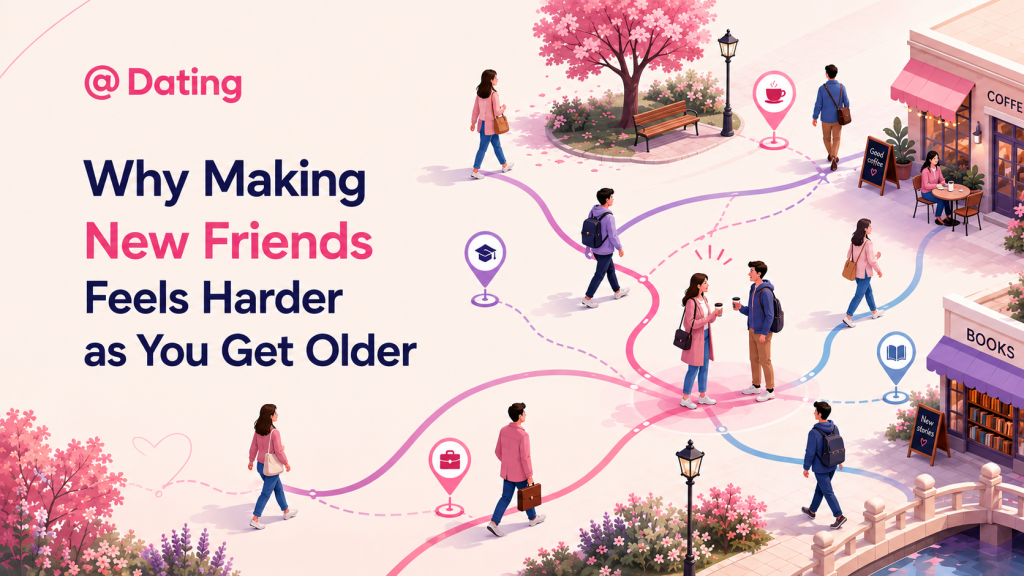 Why Making New Friends Feels Harder as You Get Older