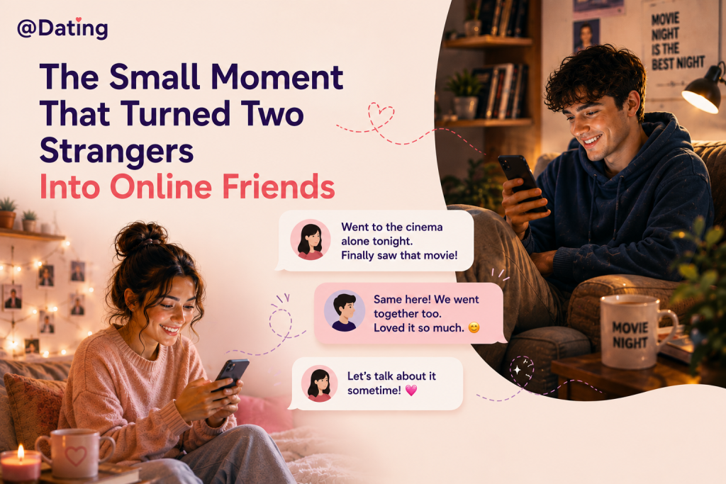 The Small Moment That Turned Two Strangers Into Online Friends