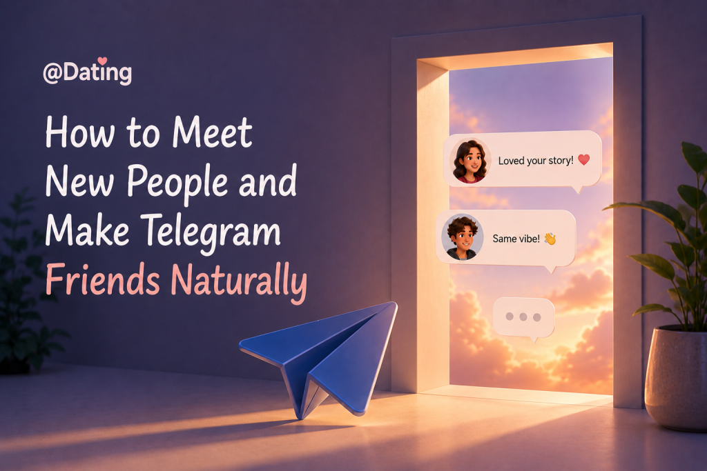 How to Meet New People and Make Telegram Friends Naturally